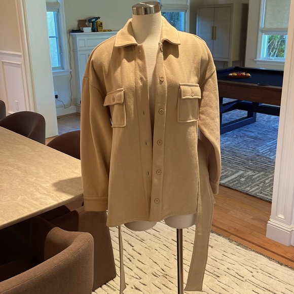 Worn Once! LOVERS + FRIENDS ‘Belted Utility Fleece’ Jacket - Picture 9 of 14